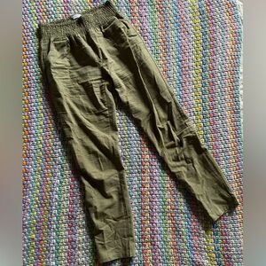 Emme Tall Linen Maternity Pants